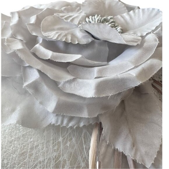 KAKY Fascinator Grey Veiled Hat (NWT) - Picture 2 of 8